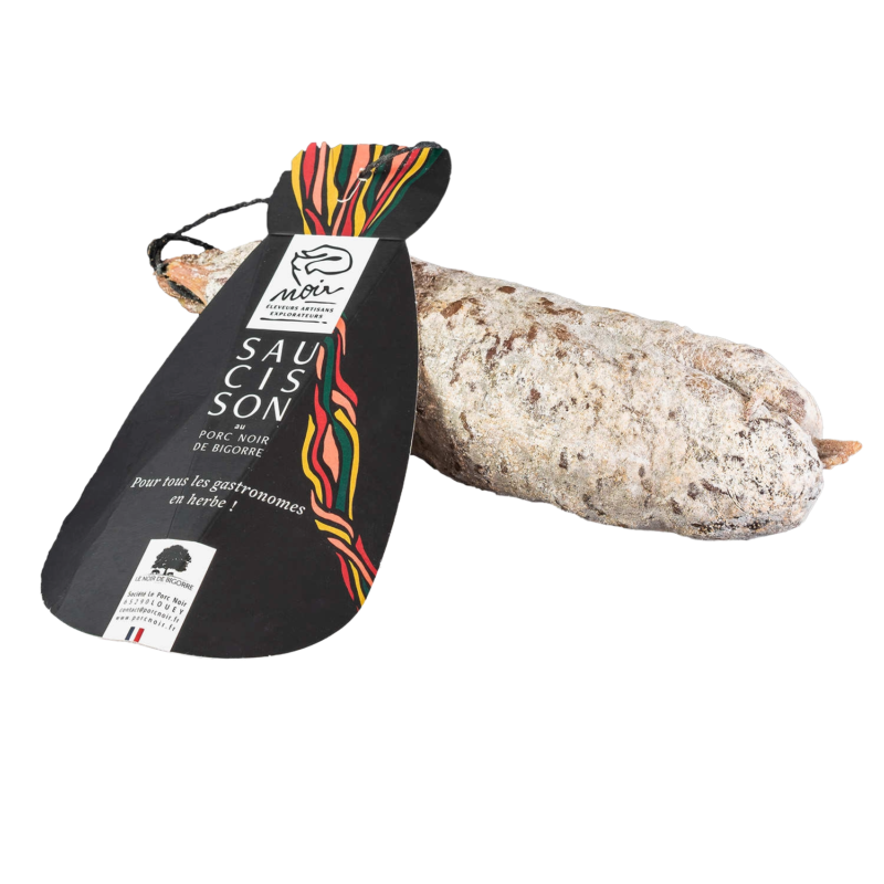 Bigorre black pork sausage AOC 10 pc of 250gr